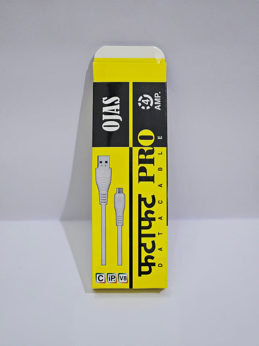 USB Type C Cable 6.5 A 1 m original 65W/10V-6.5A DART/VOOC/SUPERDART/ SUPERVOOC SUPER FAST CHARGING CABLE (Compatible with oppo,realme,narzo,oneplus, vivo,i qoo,samsung,motorola,mi,redmi,poco, White, One Cable)