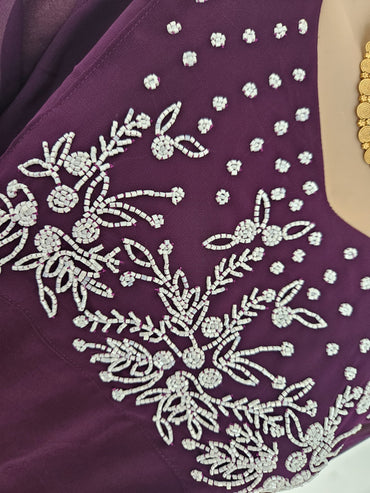 Hand worked designer Kurtis