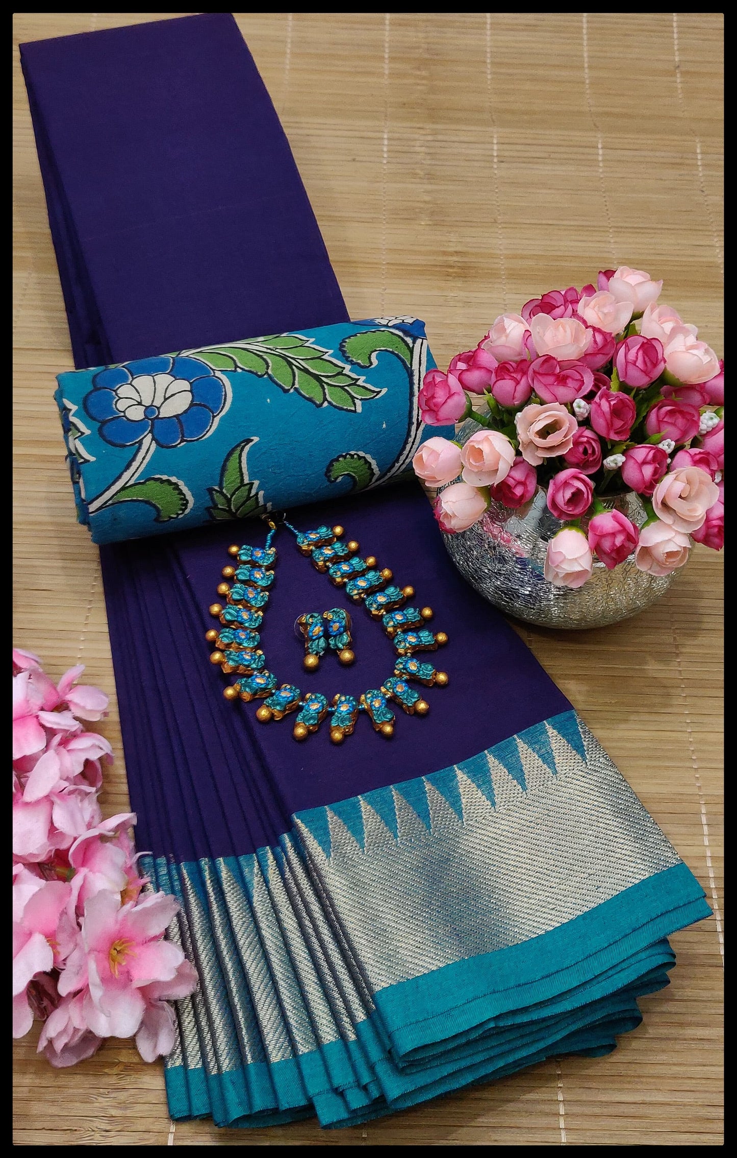 MNN Presents High Quality Chettinad cotton sarees S5