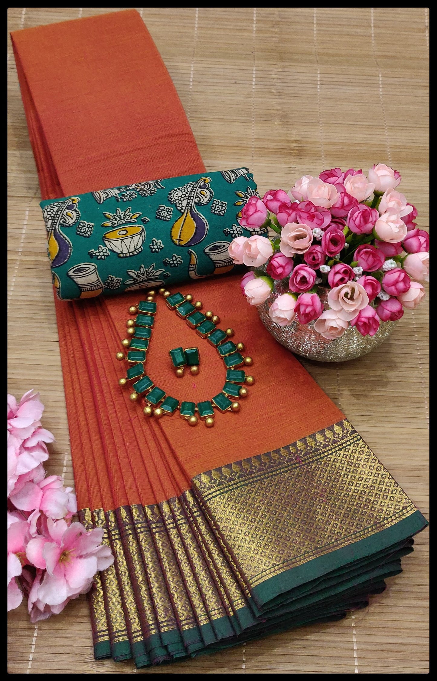 MNN Presents High Quality Chettinad cotton sarees S8