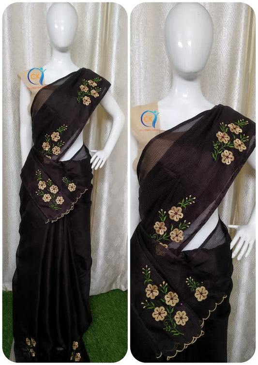 CHECK KOTA SAREES S7