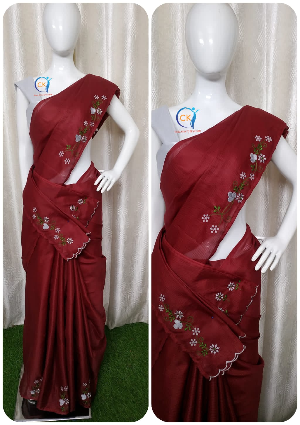 CHECK KOTA SAREES S7