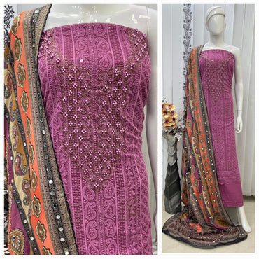 TOP GEORGETTE CHICKEN TICKI WITH LINING N6