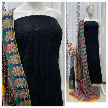 TOP GEORGETTE CHICKEN TICKI WITH LINING N2