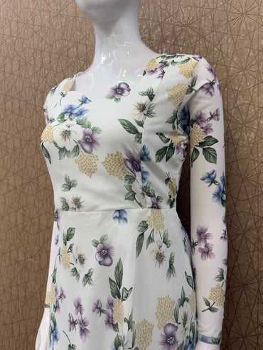 MATERNITY/ FEEDING FLORAL FROCK