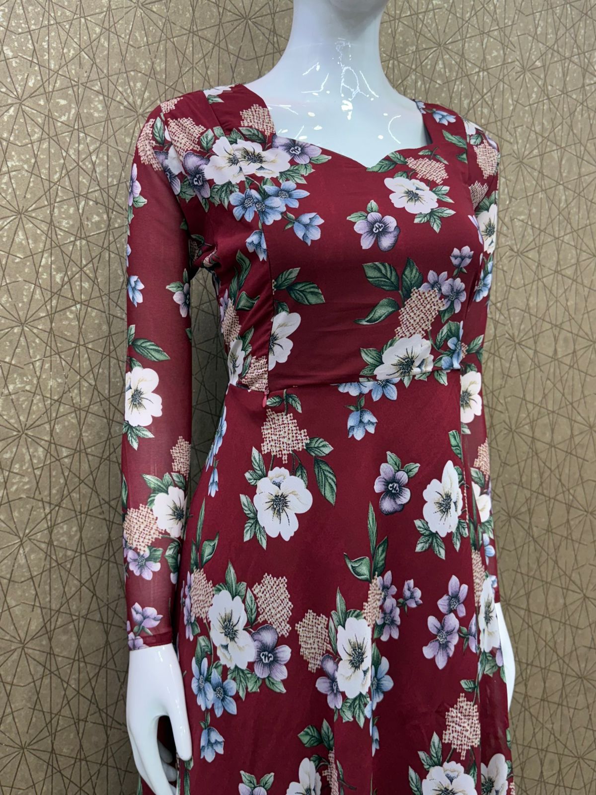 MATERNITY/ FEEDING FLORAL FROCK