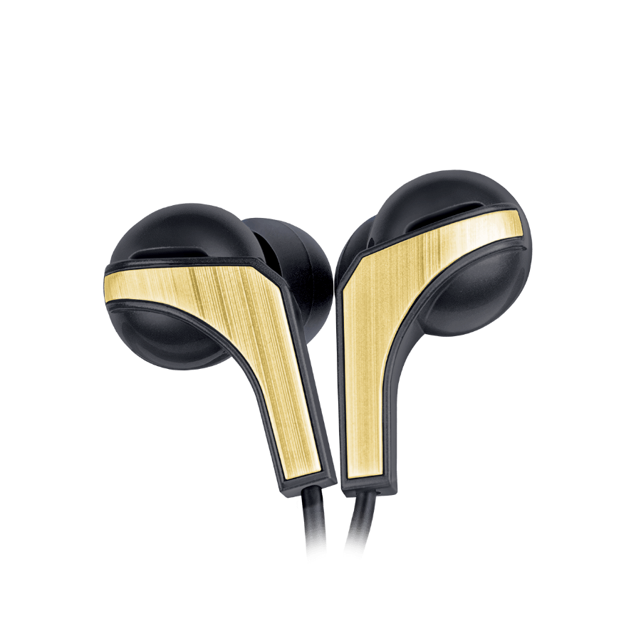 FINGERS SoundBoomerang Wired (Ink Black + Gold, In the Ear)