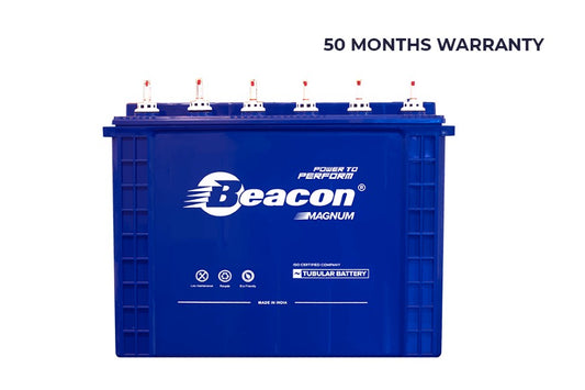 Beacon 180Ah Tubular Battery C10 50 Months Warranty