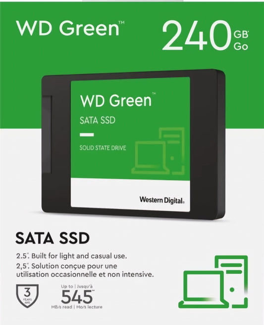SSD WD 240 GB SATA Storage Device