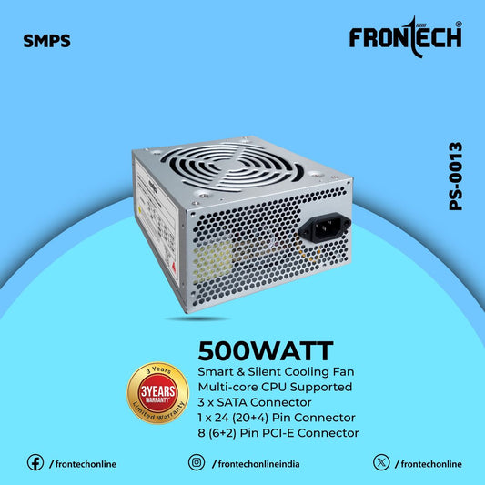 Frontech SMPS 500Watt PS 0013