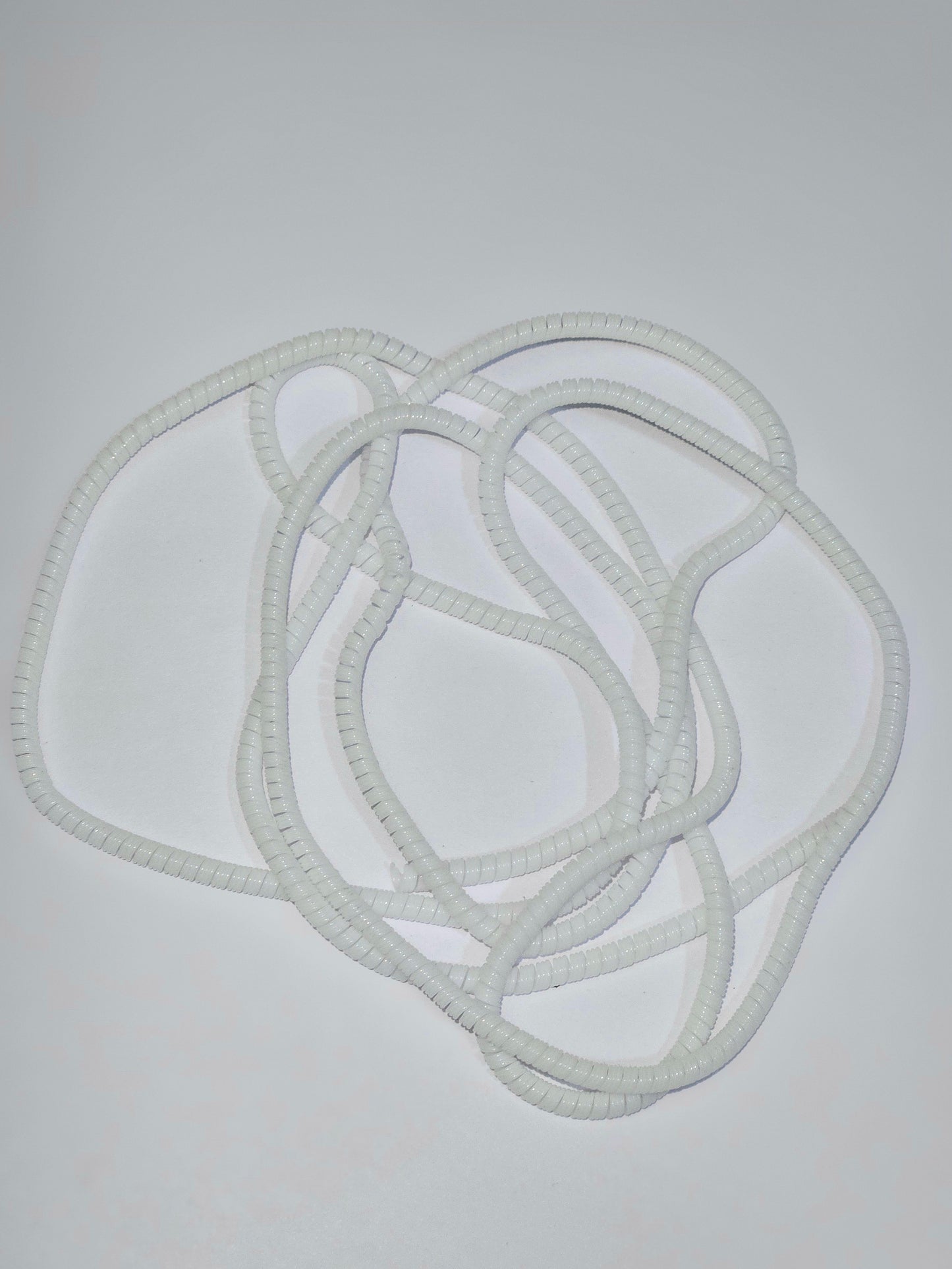 Charger/Data Cable protector Plastic White 1M