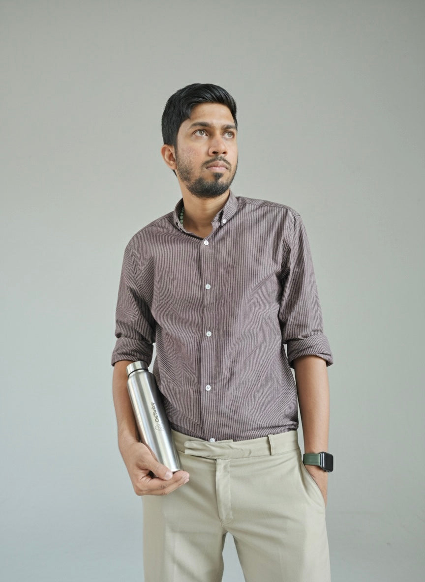 Getoday High-Grade Steel water bottle | Bottle for School, College & Office | Light weight 900ML