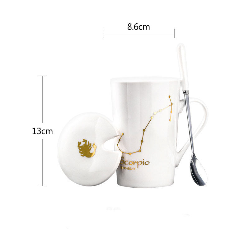 Creative Personality Ceramic Constellation Mug