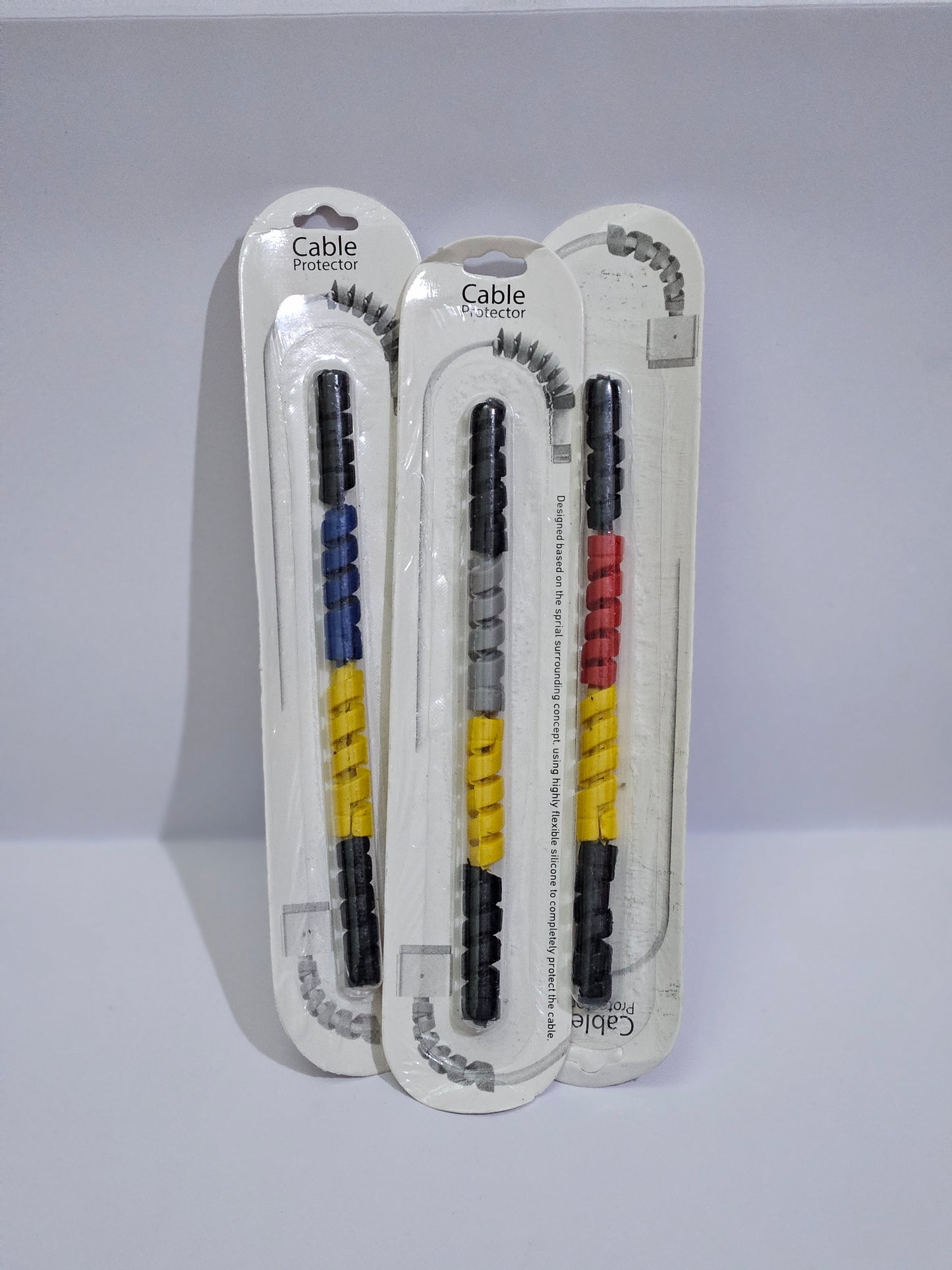 12 Pieces Mobile Charging & Earphones Wire Protector (Black) Cable Protector 3 Packet