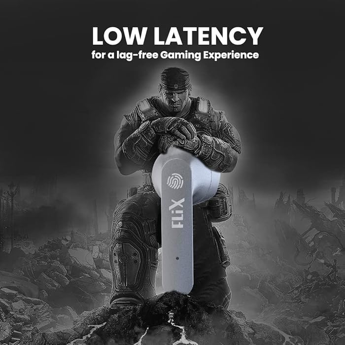 FLiX (Beetel Nitro Buds T11 Newly Launched in-Ear True Wireless,Premium Metallic Case,13MM Drivers & Super Bass,BT v5.0,Low Latency,IPX5 Water Resistant,Ultra Light,Type C Charge,Voice Assistant(T11)