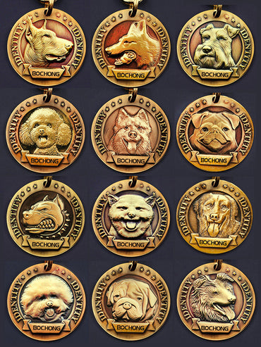 Customized Dog Collar Anti-lost Dog Tag Identity Tag