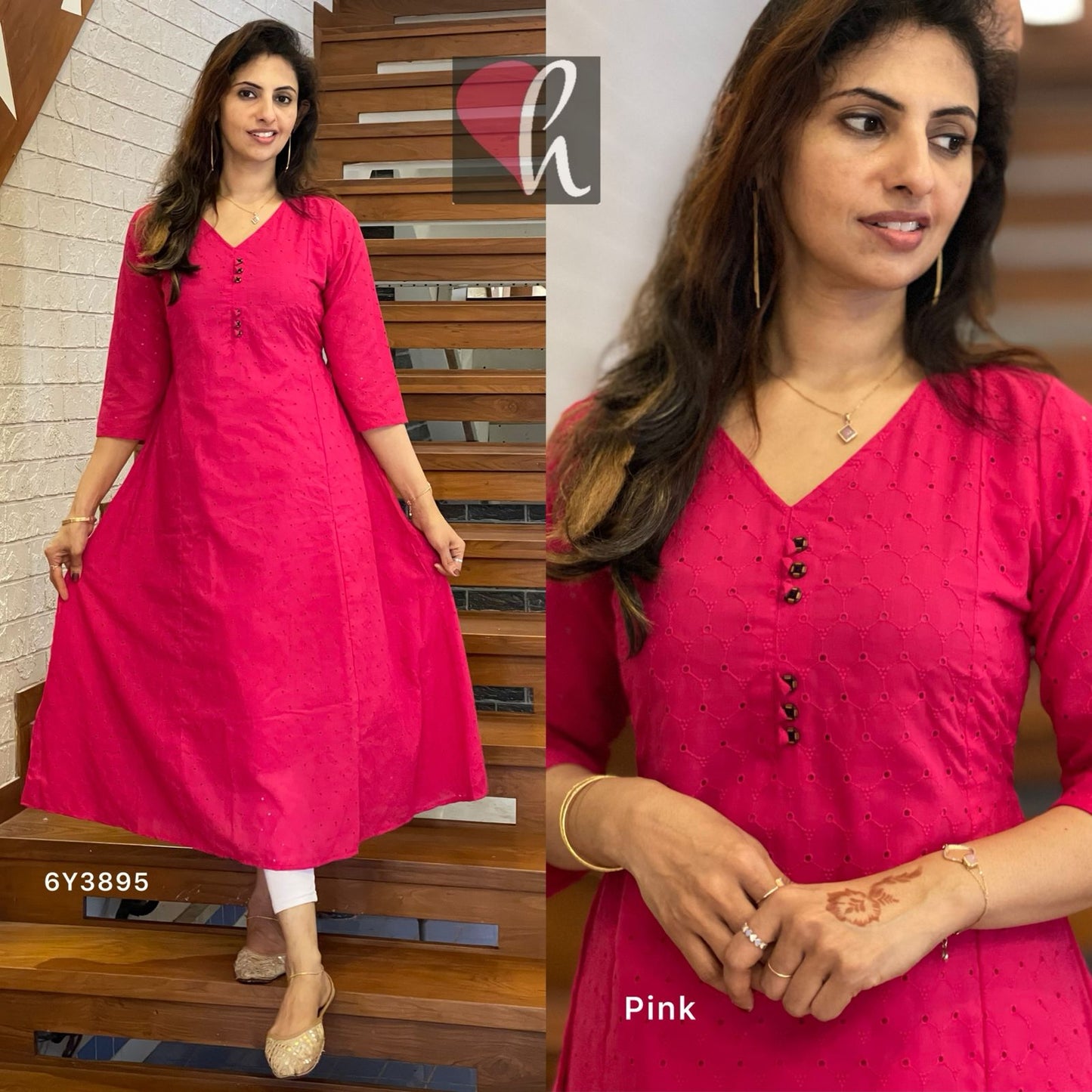 Soft Cotton Haquaba Aline Kurti Womens wear