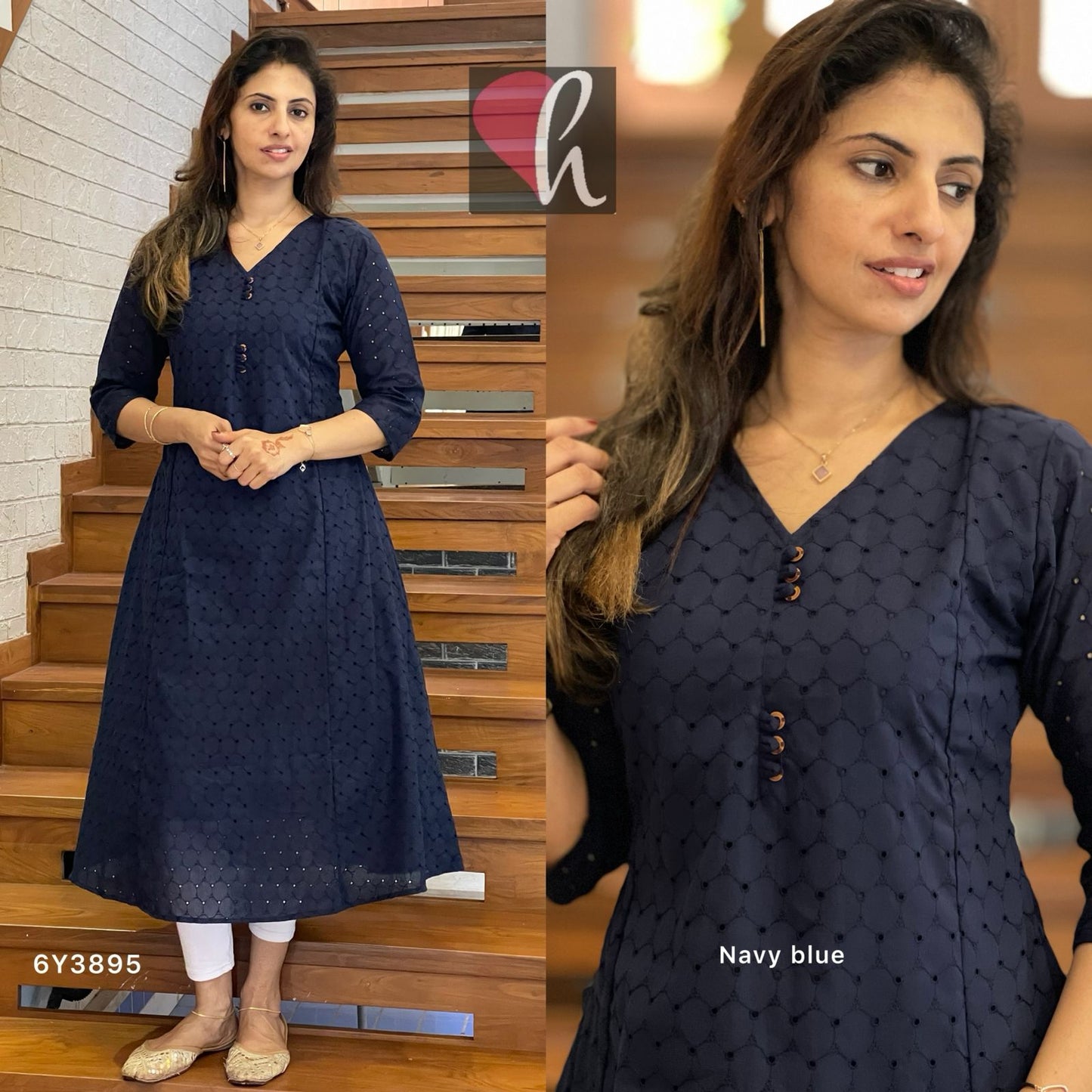 Soft Cotton Haquaba Aline Kurti Womens wear