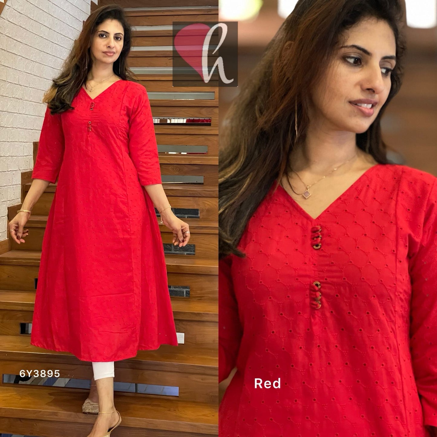 Soft Cotton Haquaba Aline Kurti Womens wear