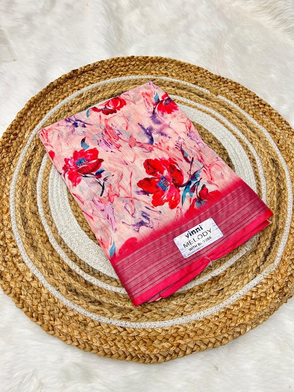 LINEN SAREES * TRENDING COLLECTION_S6