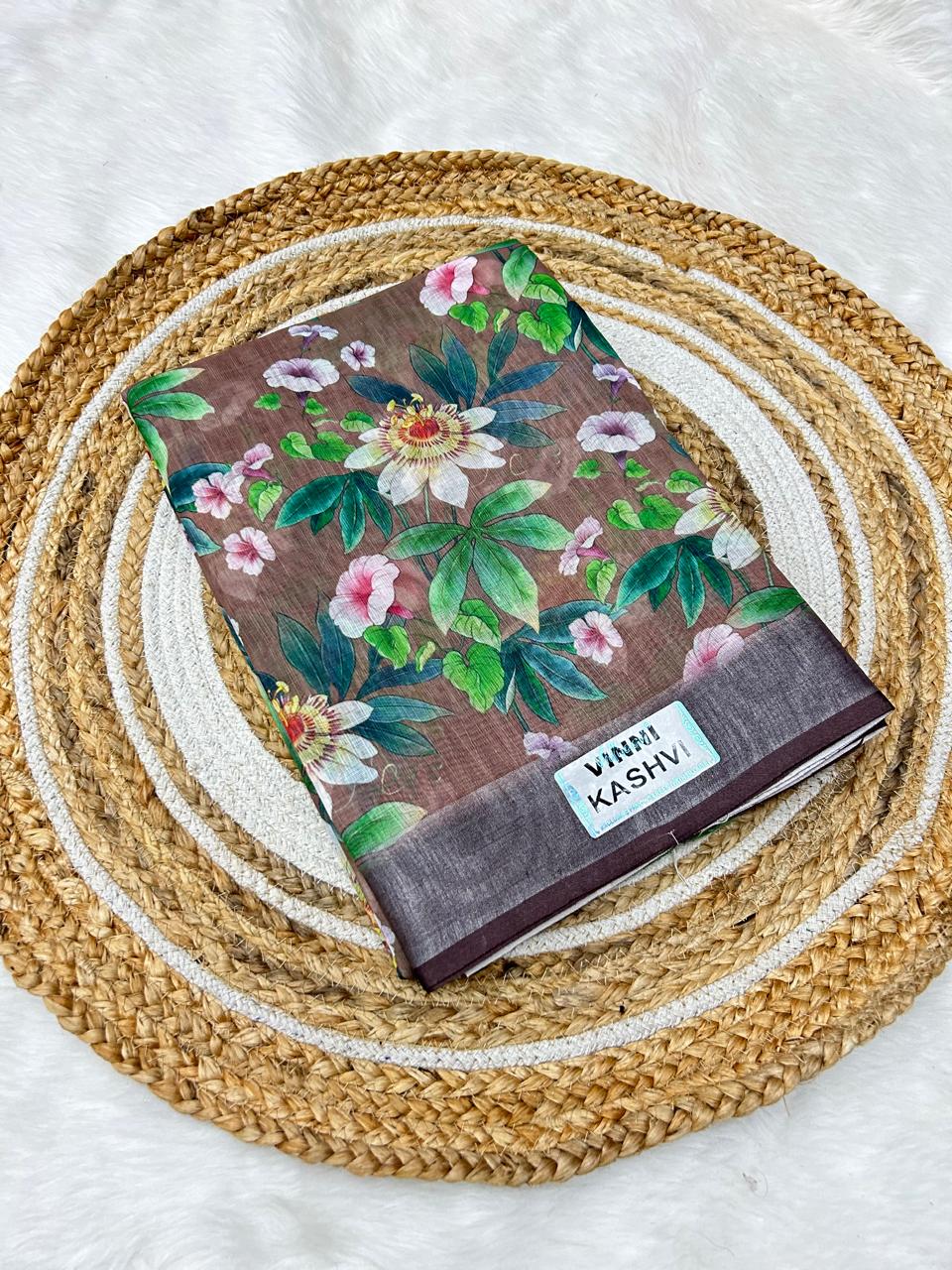 *LINEN SAREES * TRENDING COLLECTION_S5