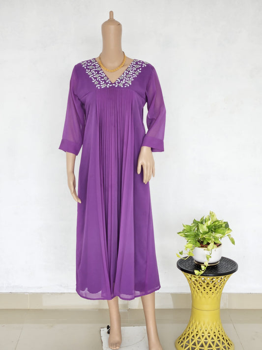 Hand worked designer Kurtis W3