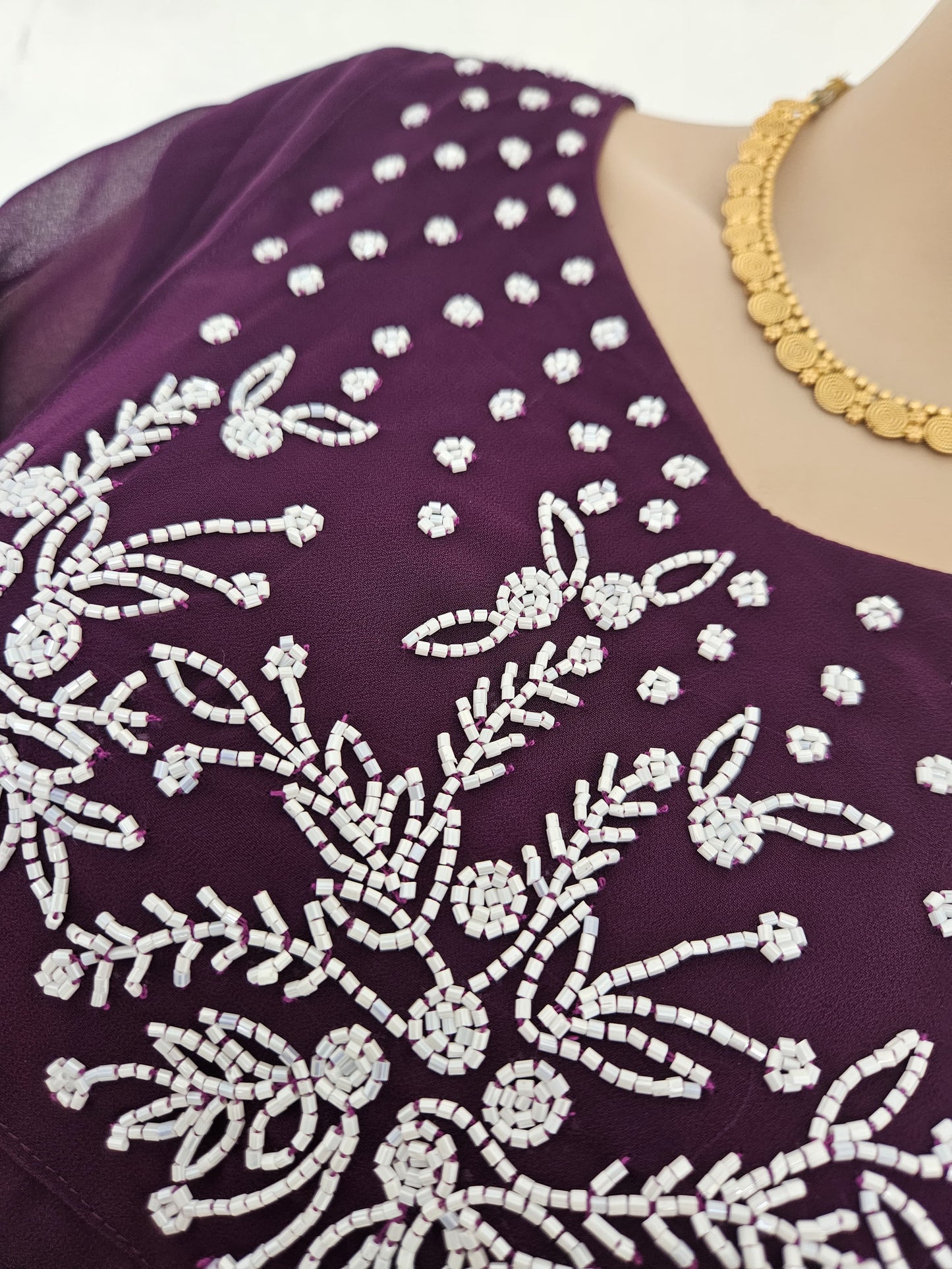 Hand worked designer Kurtis