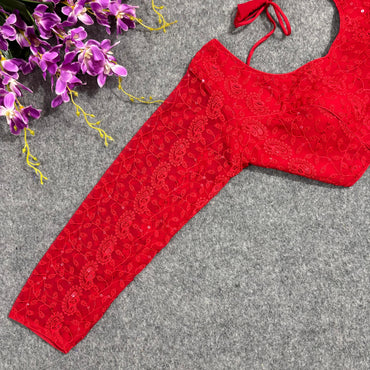 Lucknowi Full Sleeve Blouses B2