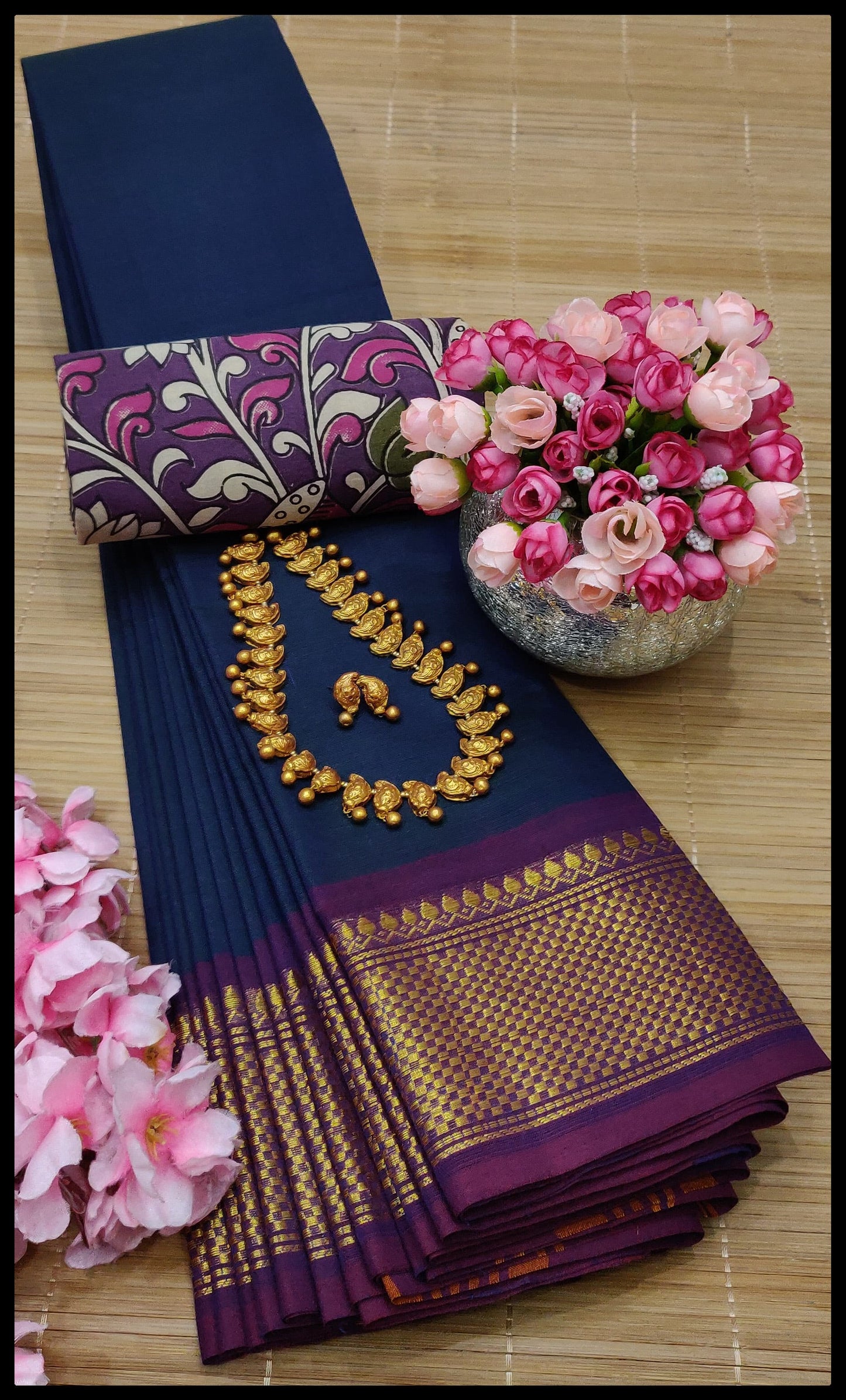 MNN Presents  High Quality Chettinad cotton sarees S4