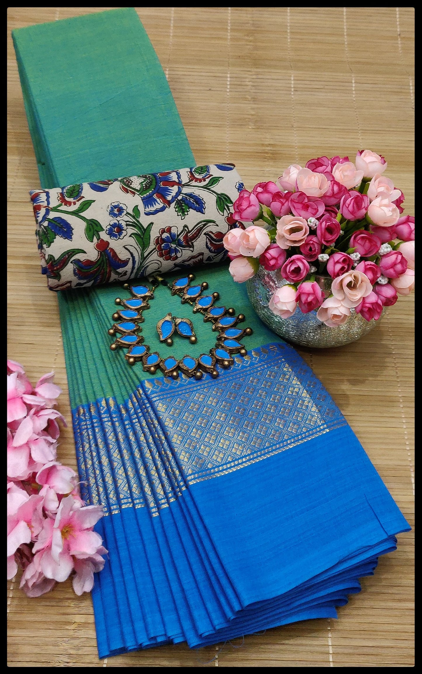 MNN Presents  High Quality Chettinad cotton sarees S6