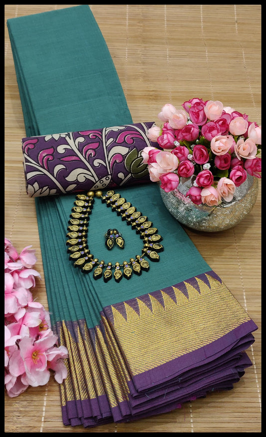 MNN Presents  High Quality Chettinad cotton sarees S6