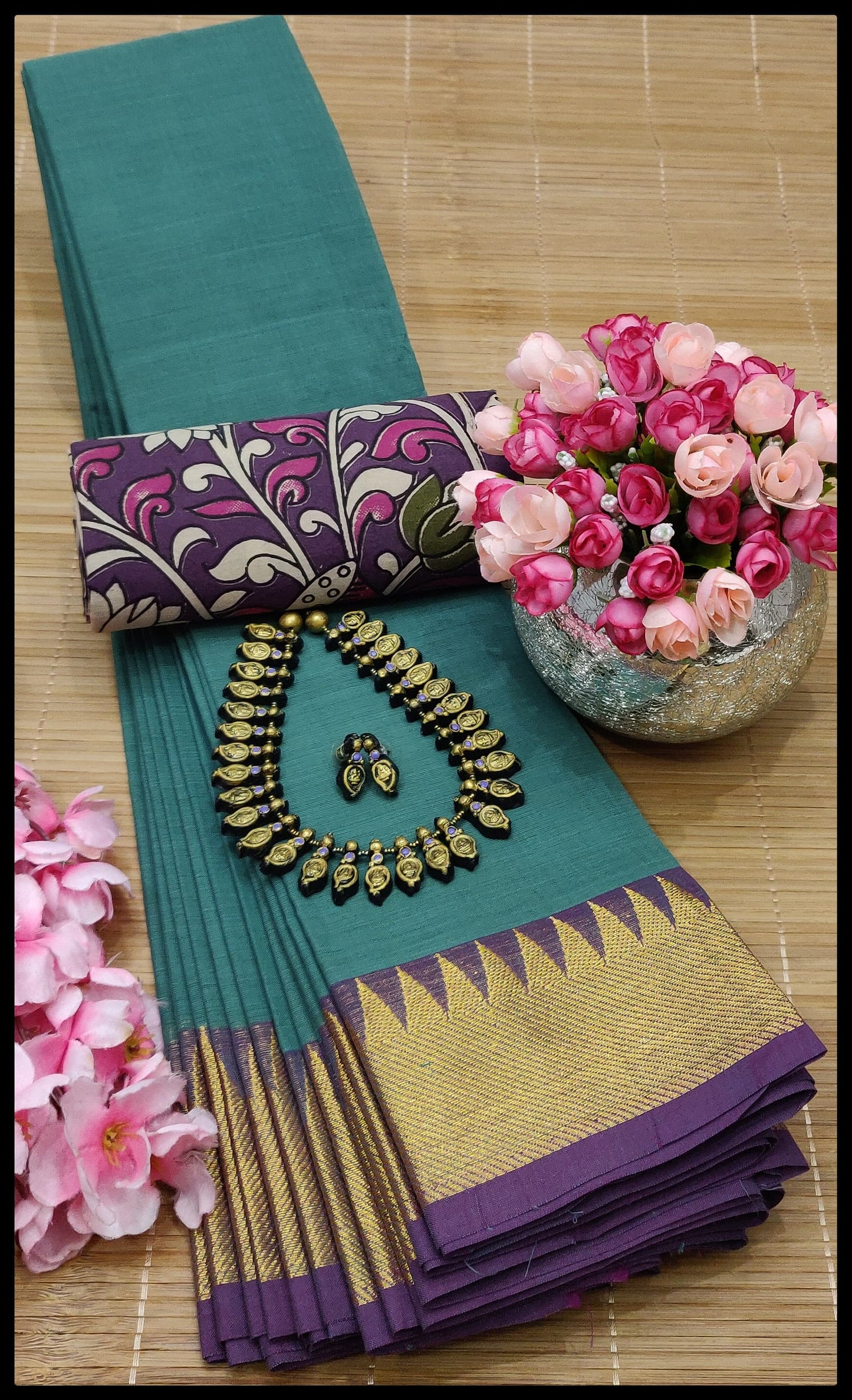 MNN Presents  High Quality Chettinad cotton sarees S3