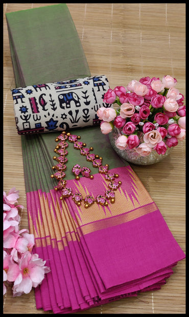 MNN Presents  High Quality Chettinad cotton sarees S7