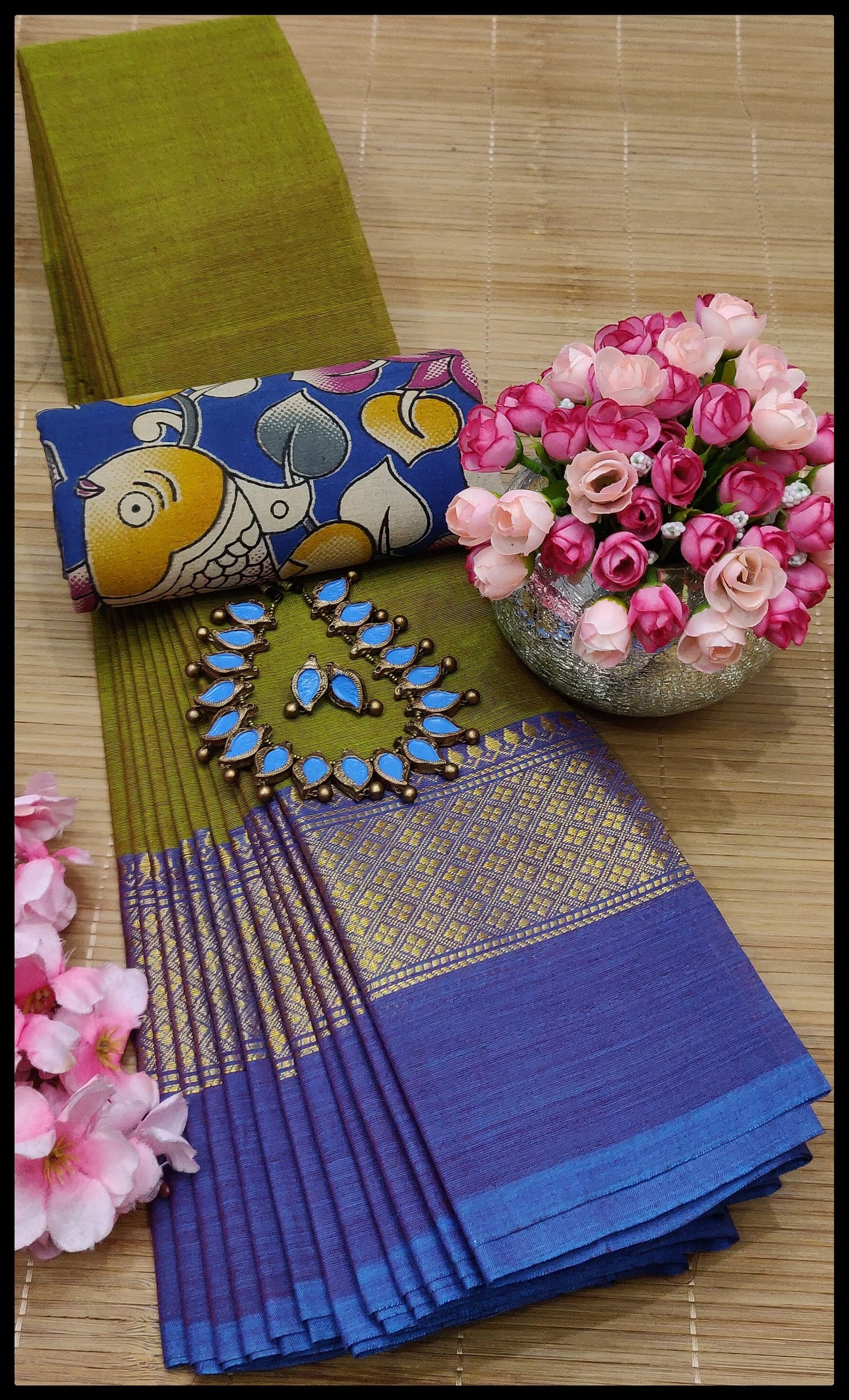 MNN Presents  High Quality Chettinad cotton sarees S7