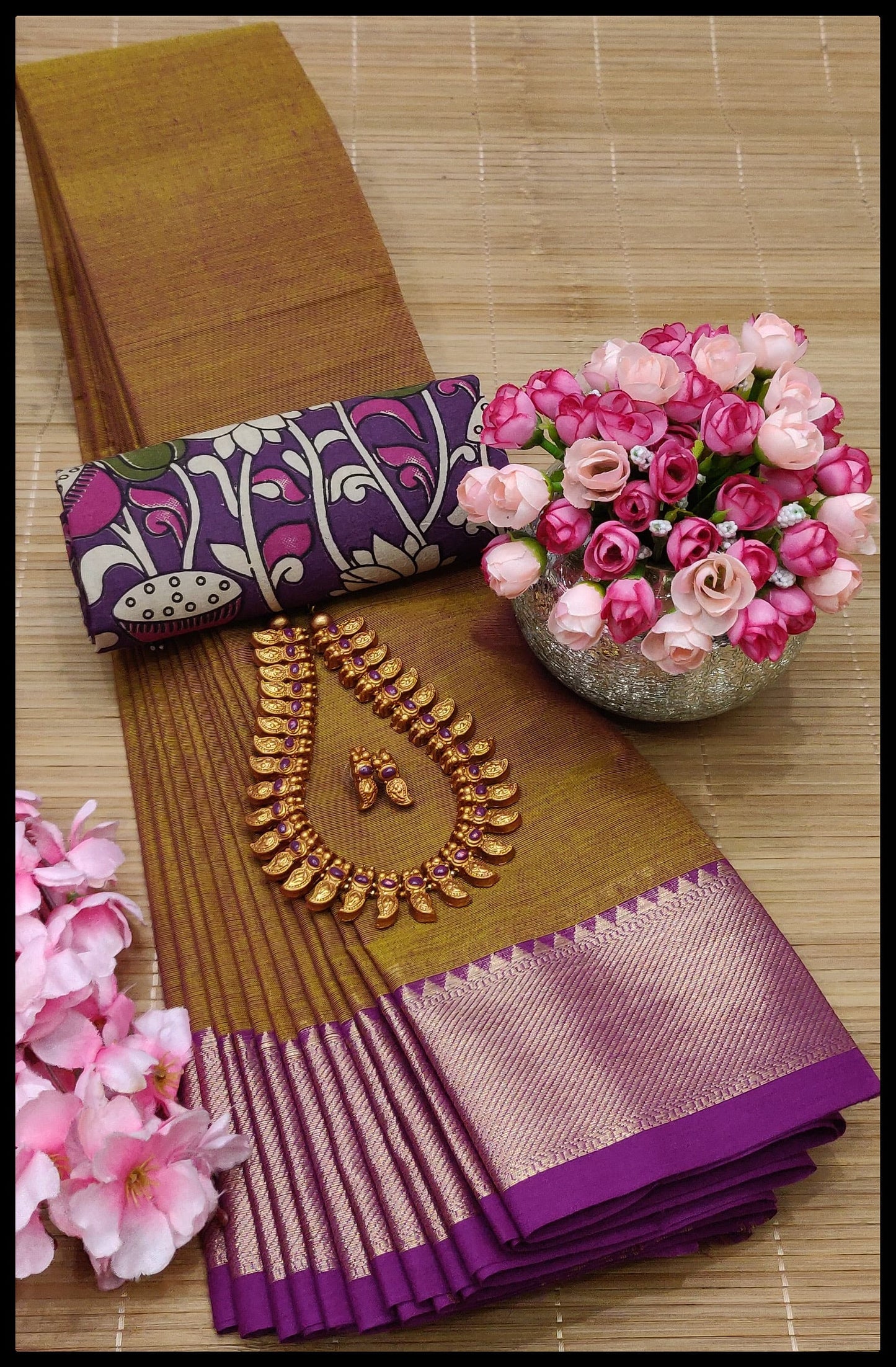 MNN Presents  High Quality Chettinad cotton sarees S7