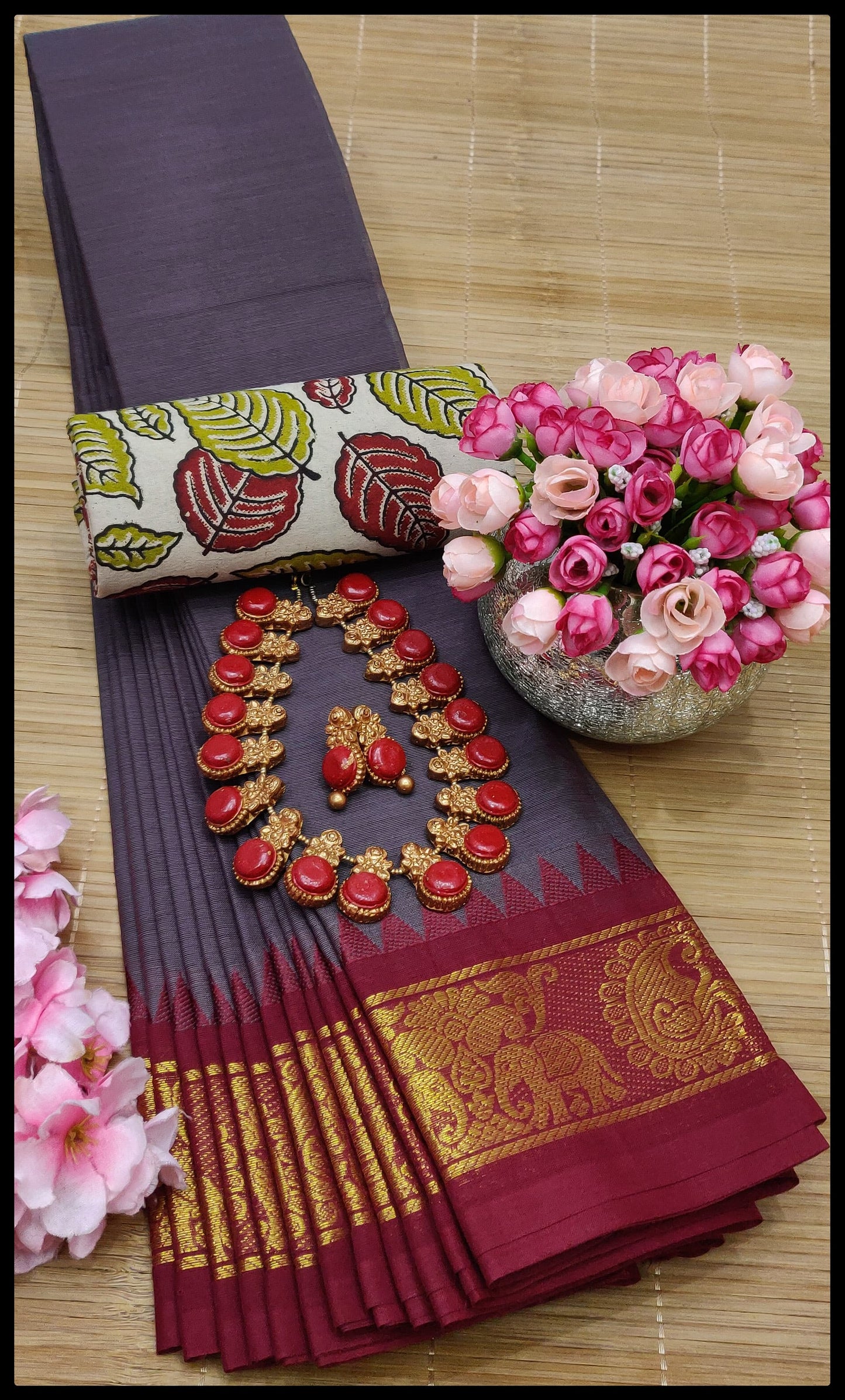 MNN Presents  High Quality Chettinad cotton sarees S8