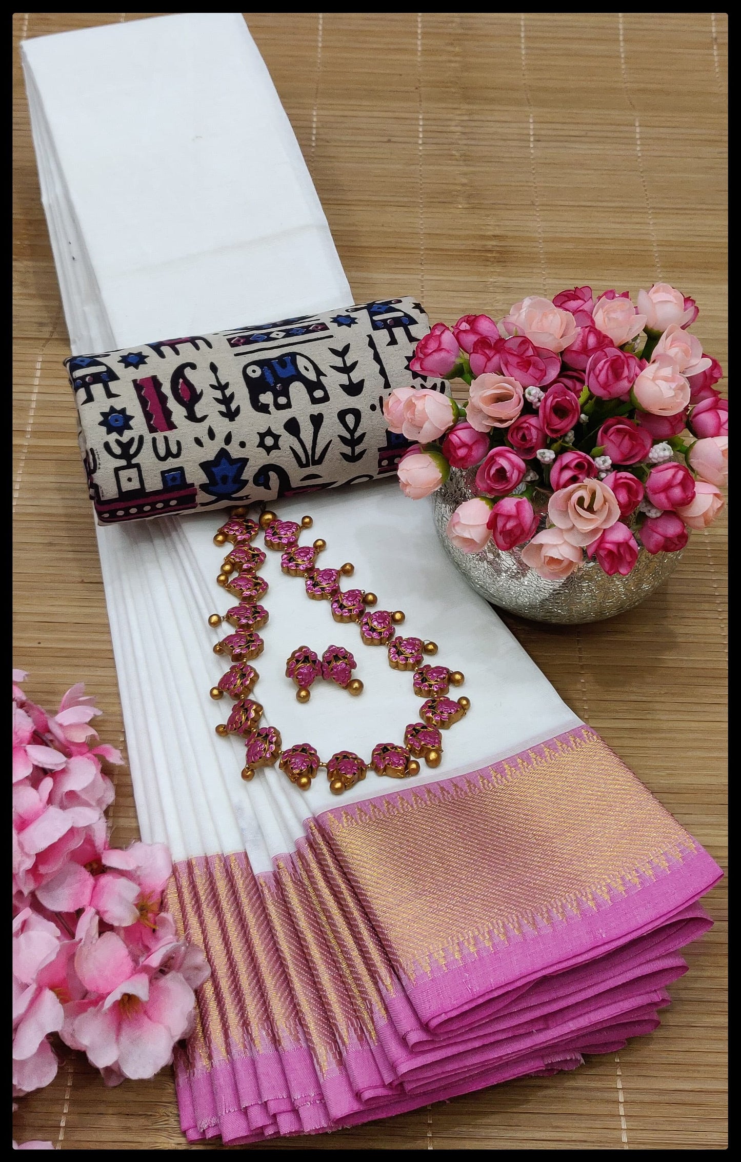 MNN Presents  High Quality Chettinad cotton sarees S8