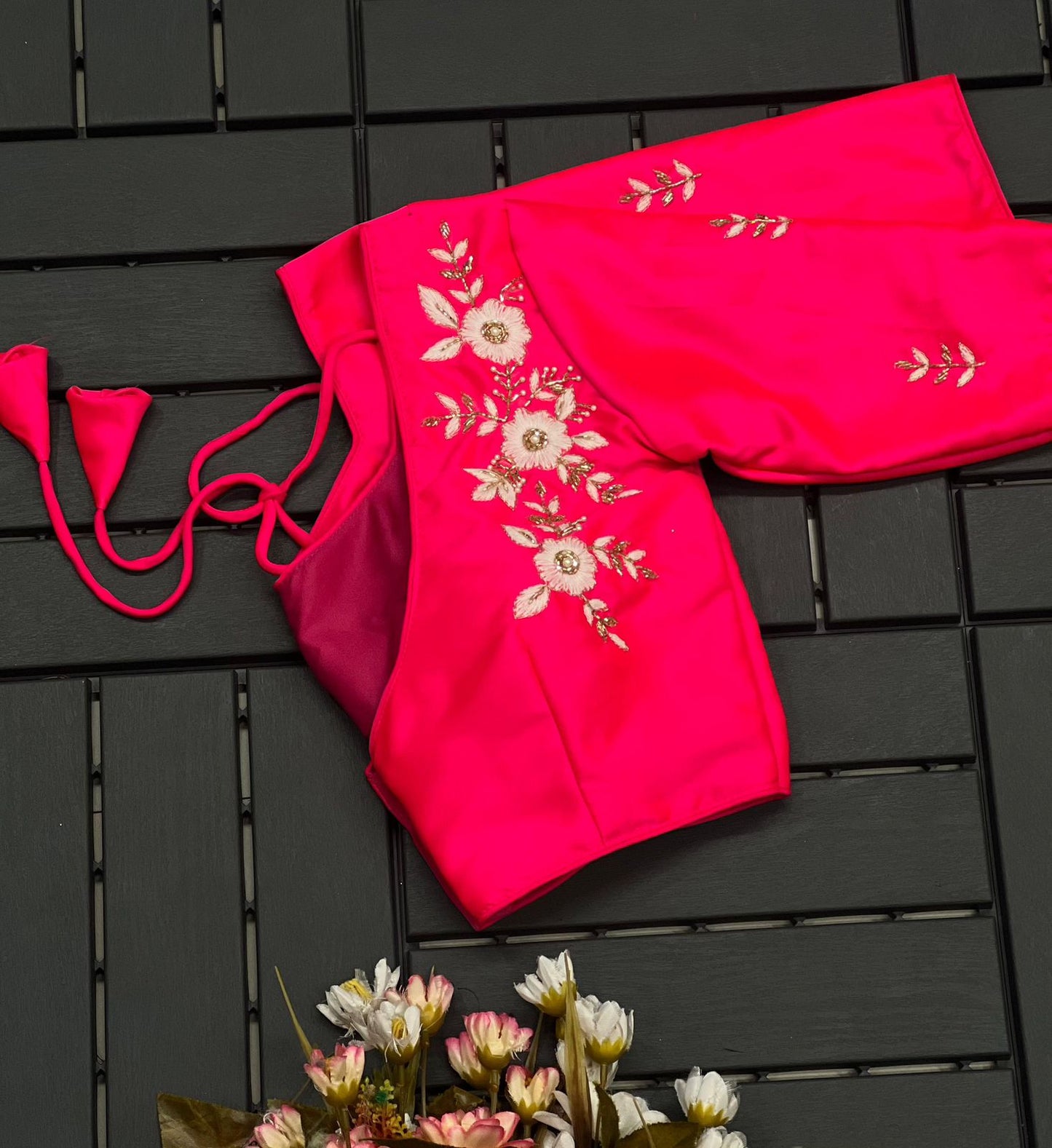 Purely silk handmade work boutique style Blouse B3