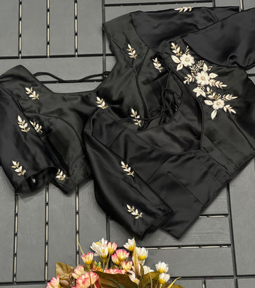 Purely silk handmade work boutique style Blouse B2