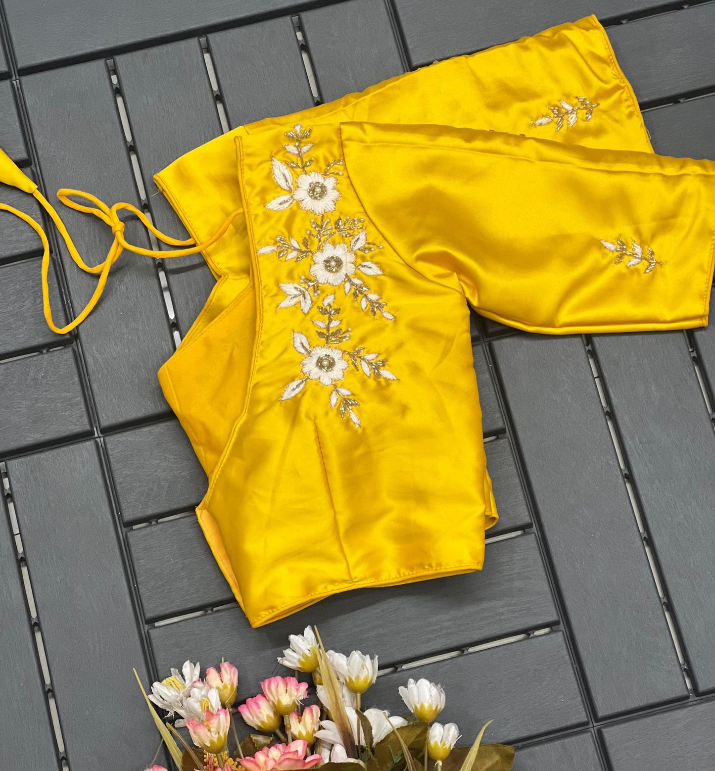 Purely silk handmade work boutique style Blouse B6