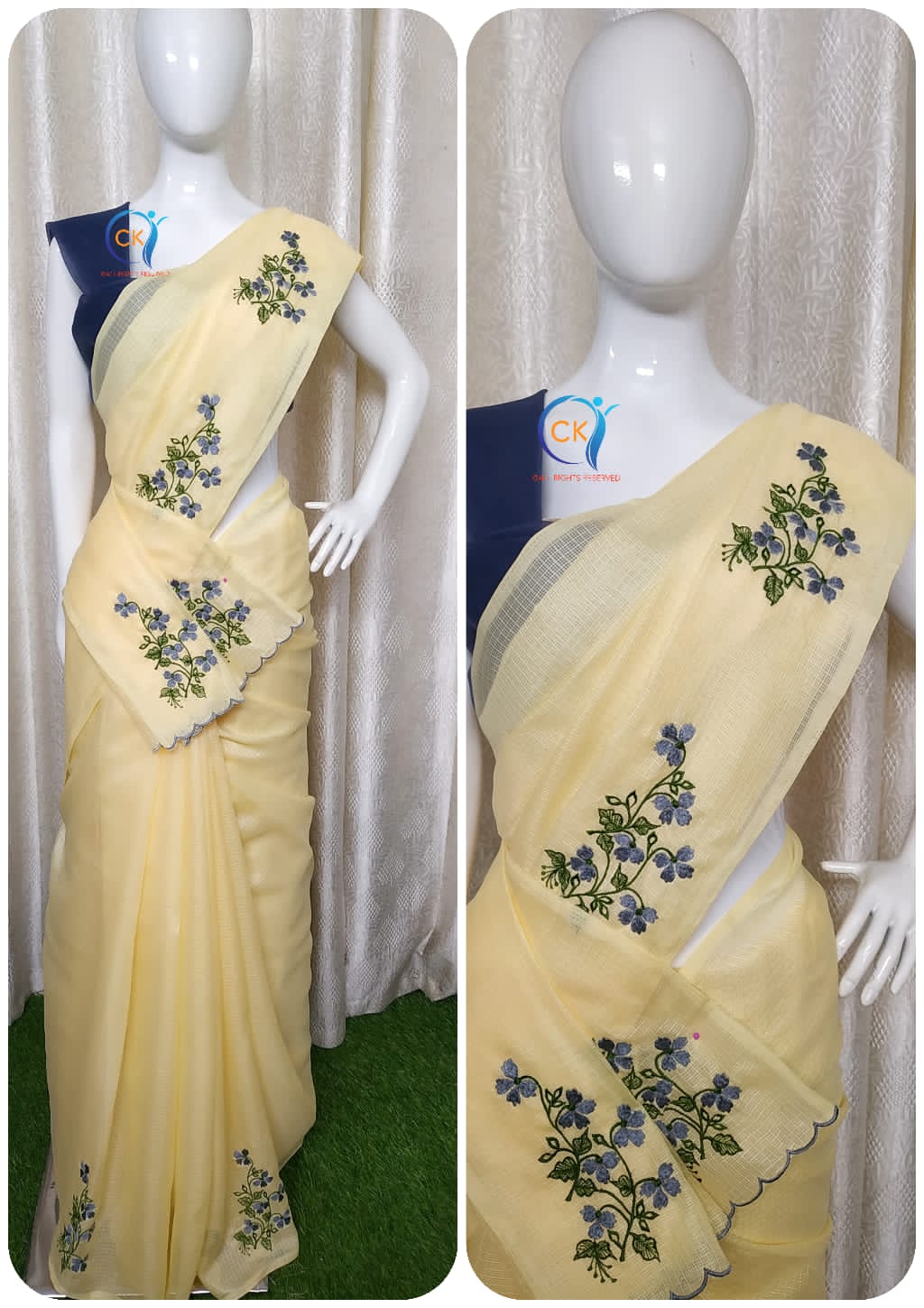 CHECK KOTA SAREES S2