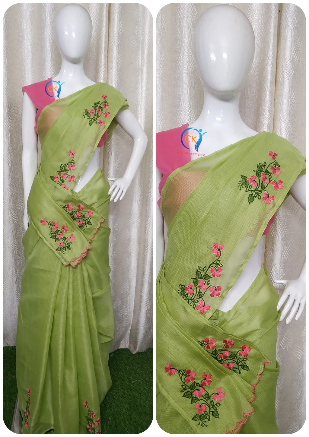 CHECK KOTA SAREES S2