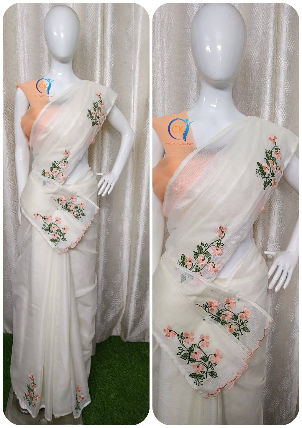 CHECK KOTA SAREES S2