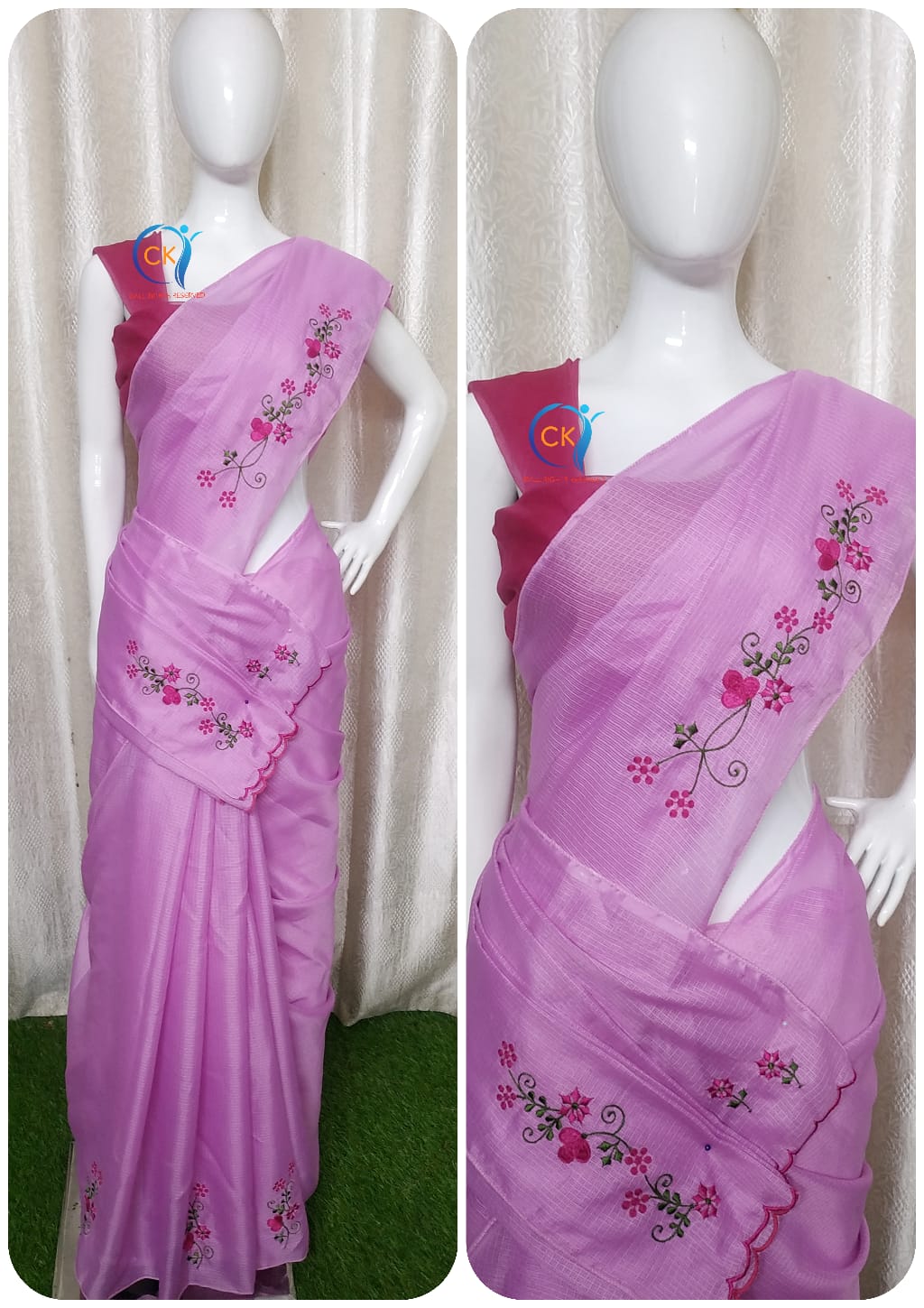 CHECK KOTA SAREES S4