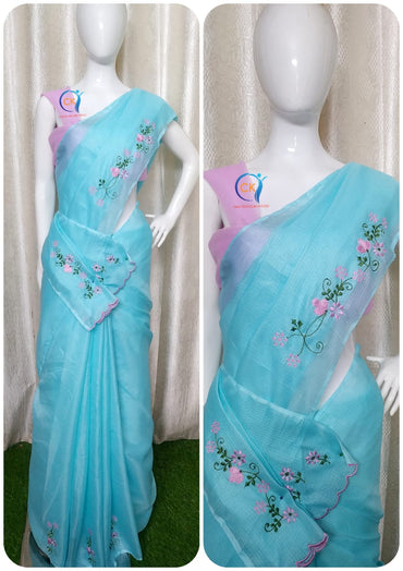 CHECK KOTA SAREES S4