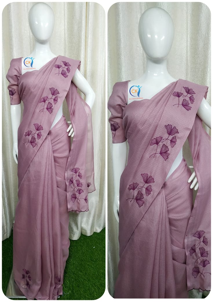CHECK KOTA SAREES S4