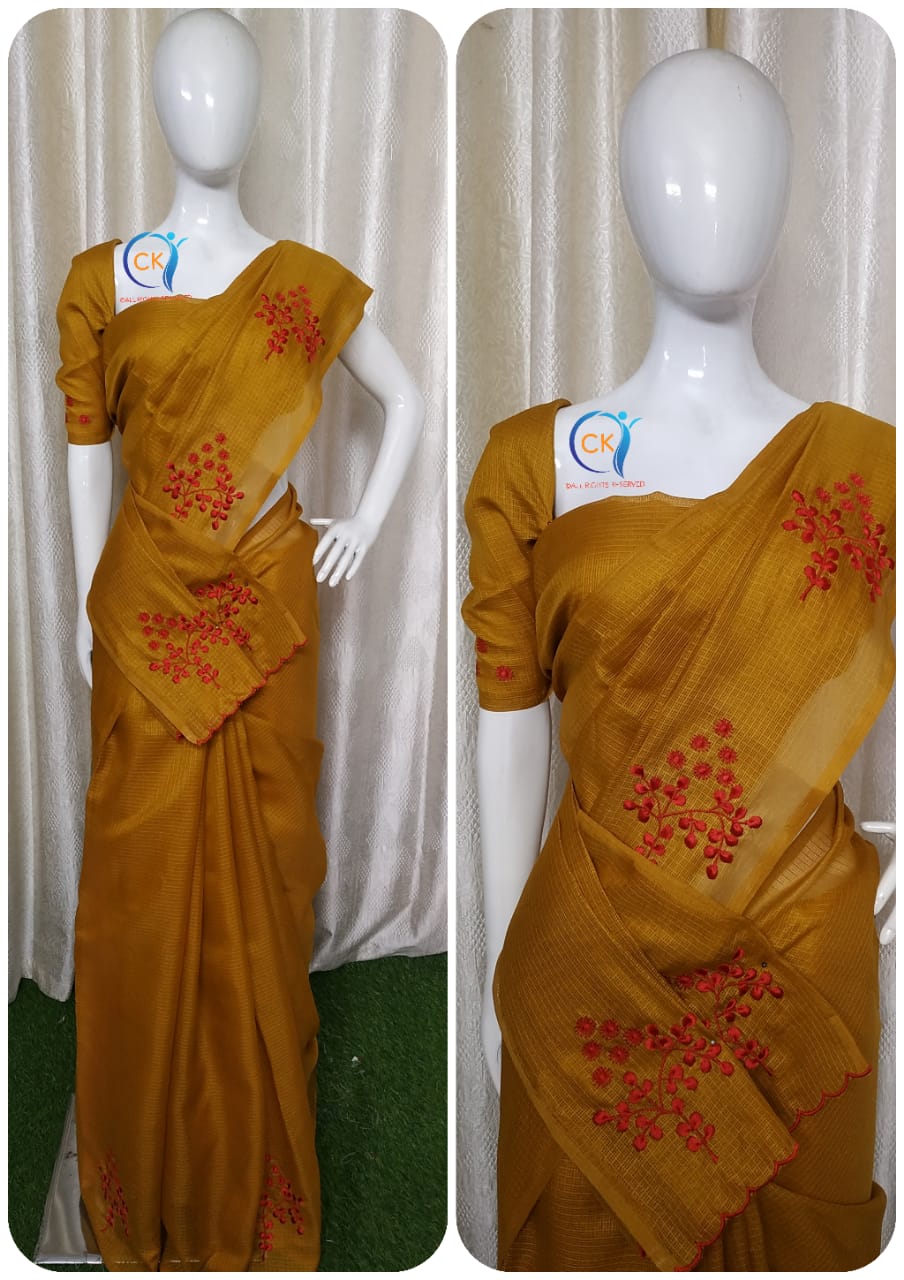 CHECK KOTA SAREES S5