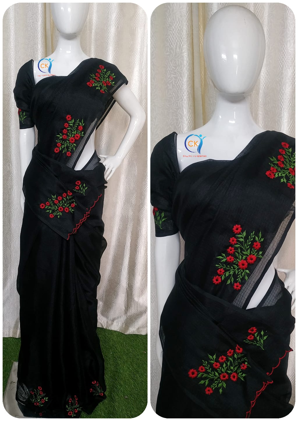 CHECK KOTA SAREES S5