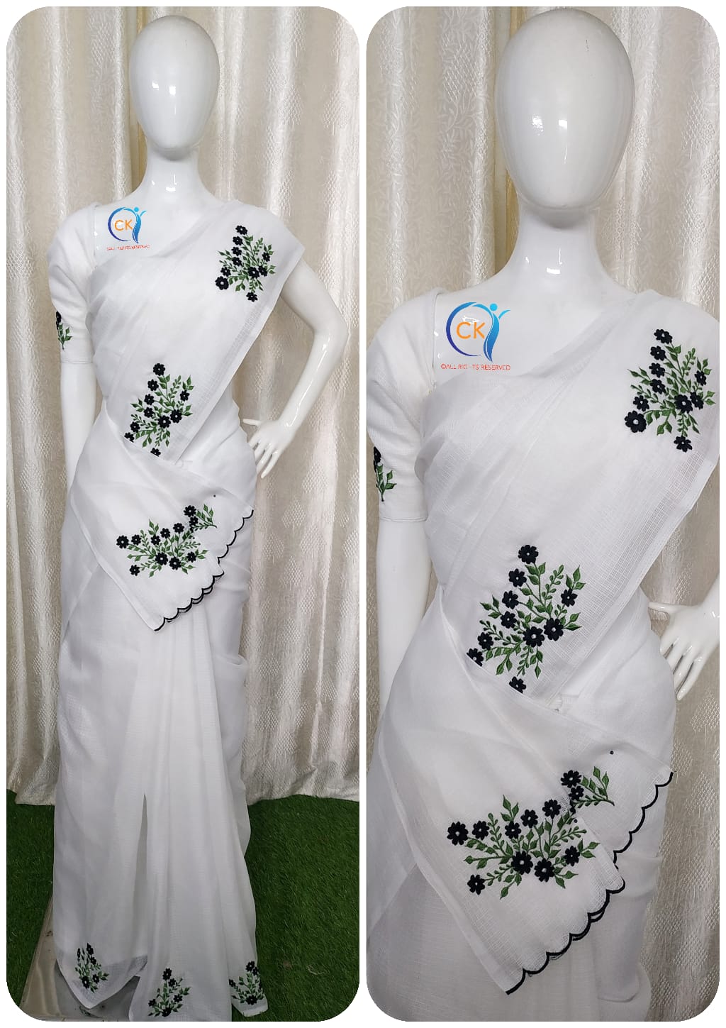 CHECK KOTA SAREES S5