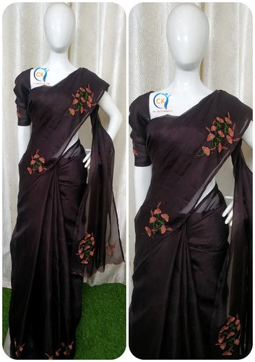 CHECK KOTA SAREES S6